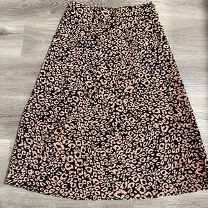 Shein Leopard Print Maxi skirt